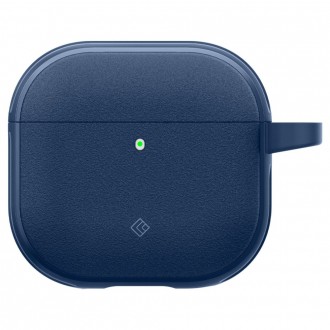 Mėlynas tvirtas ausinių dėklas "Caseology Vault" skirtas Apple Airpods 4