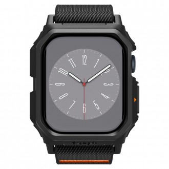 Juodas dėklas/apyrankė "Spigen Lite Fit ”Pro” laikrodžiui  Apple Watch 10 (42 MM)