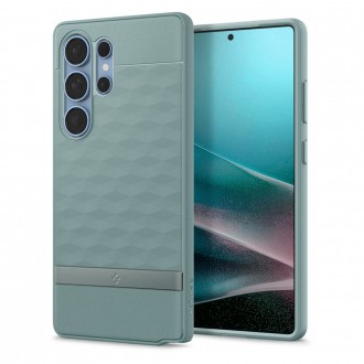 Šalavijų spalvos 3D dizaino dėklas "Spigen Parallax Mag Magsafe" telefonui Samsung Galaxy S25 Plus