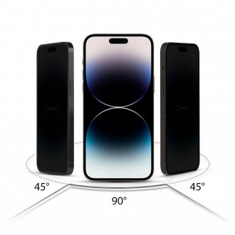Privatumą suteikiantis apsauginis stikliukas "Hofi Glass Spy+ Privacy" (2 vnt.) telefonui Apple iPhone 16E