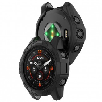 Juodas dėklas "Tech-Protect Defense AIR" laikrodžiui Garmin Fenix 7 / 7 PRO