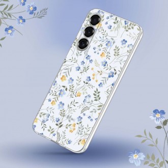 Skaidrus gėlėtas dėklas "Tech-Protect Flexair Spring Flower" telefonui Xiaomi Redmi 15C 5G / Poco C85 5G