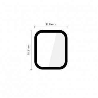 Apsauginis hibridinis stikliukas "Tech-Protect Glass Flex+" (2-vnt.) laikrodžiui Apple Watch 4 / 5 / 6 / SE 1 / 2 / 3 (40MM)