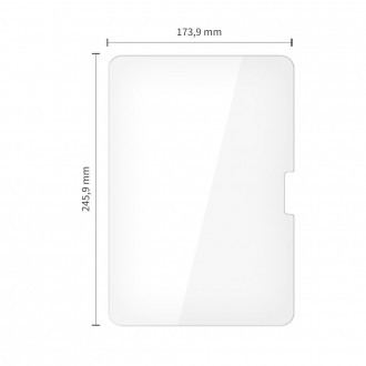 Apsauginis grūdintas stiklas Tech-Protect Glass Fit+ (2-vnt.) planšetei Apple iPad PRO 11” 5 / 6 / 2024-2025