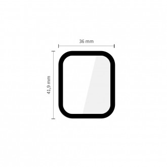 Ekrano apsauga "Tech-Protect Glass Flex+" (2-vnt.) laikrodžiui Apple Watch 4 / 5 / 6 / SE 1 / 2 / 3 (44MM)