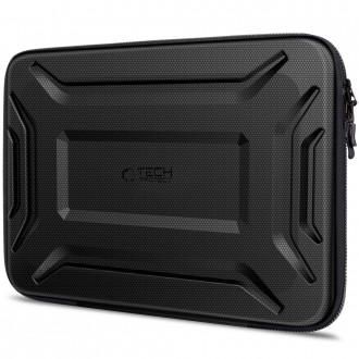 Tvirtas kompiuterio dėklas Tech-Protect Kevlar Pro LAPTOP 13-14 BLACK