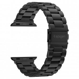 Juoda apyrankė Spigen "Modern Fit Band" laikrodžiui Apple Watch 4 / 5 / 6 / 7 / 8 / 9 / 10 / SE / ULTRA 1 / 2 (44 / 45 / 46 / 49 MM)