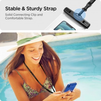 Universalus, vandeniui atsparus dėklas x 2 "SPIGEN A601 UNIVERSAL WATERPROOF"