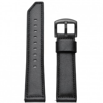 Juoda apyrankė "Tech-Protect Herms" laikrodžiui Samsung Galaxy Watch 4 / 5 / 5 PRO 6 (40 / 42 / 44 / 45 / 46 MM) 
