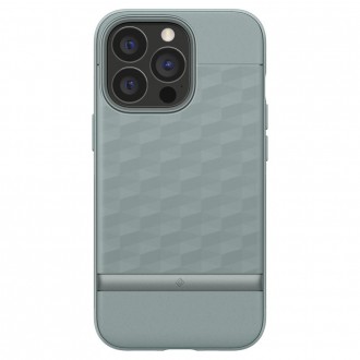 Šalavijų spalvos 3D dizaino dėklas, "Spigen Caseology Parallax" telefonui iPhone 13 Pro Max