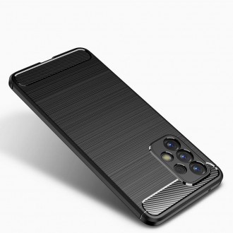 Juodas dėklas "TECH-PROTECT TPUCARBON" telefonui Samsung Galaxy A53 5G