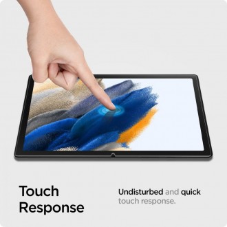 Skaidrus apsauginis grūdintas stiklas "Spigen Glas.Tr Slim" skirtas Samsung TAB A8 10.5 X200 / X205
