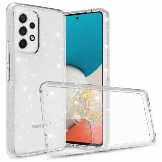 Skaidrus dėklas su blizgučiais "Tech-Protect Glitter" telefonui Galaxy A33 5G