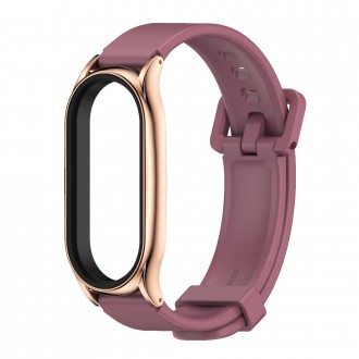 Burgundy spalvos apyrankė "Tech-Protect Iconband Pro" laikrodžiui Xiaomi Mi Smart Band 5 / 6 / 6 NFC