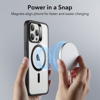 Skaidrus dėklas juodais kraštais "Esr Ch Halolock Magsafe" telefonui iPhone 14 Pro