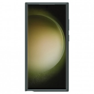 Pilkas tekstūrinis dėklas su kameros apsauga Spigen "Optik Armor" telefonui Samsung Galaxy S23 Ultra
