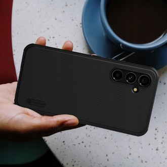 Juodas tvirtas dėklas "Nillkin Frosted Shield" telefonui Galaxy A34 5G