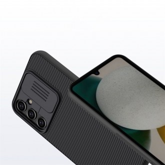 Juodas dėklas su kameros apsauga "Nillkin Camshield Pro" telefonui Galaxy A34 5G
