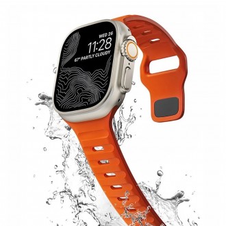 Tamsiai mėlynos spalvos apyrankė "Tech-Protect Iconband Line" laikrodžiui Apple Watch 4 / 5 / 6 / 7 / 8 / 9 / SE / ULTRA 1 / 2 (42 / 44 / 45 / 49 MM)