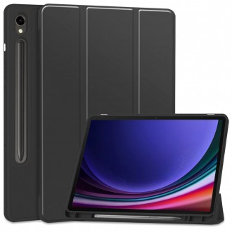 Juodas atverčiamas dėklas Tech-Protect "SC Pen" planšetei Samsung Galaxy TAB S9 11.0 X710 / X716B