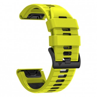 Laimo spalvos apyrankė "Tech-Protect Iconband Pro" laikrodžiui Garmin Fenix 5 / 6 / 6 PRO / 7 (22mm)
