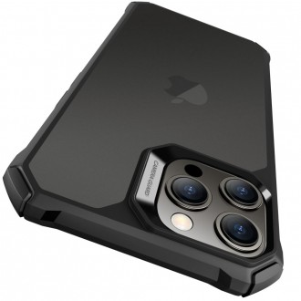 Matinis juodas dėklas tvirtais kraštais "Esr Air Armor" telefonui iPhone 15 Pro