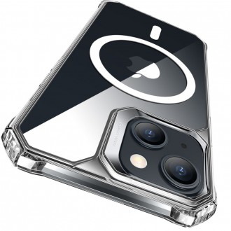 Skaidrus tvirtas dėklas "Esr Air Armor Halolock Magsafe" telefonui iPhone 15