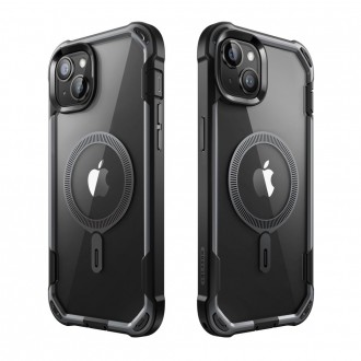 Dvipusis juodas apsauginis dėklas "Supcase Iblsn Ares Mag Magsafe" telefonui iPhone 15 Pro Max