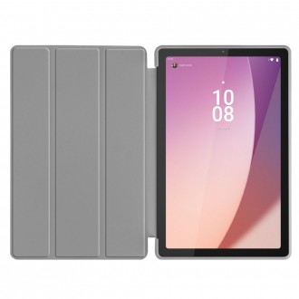 Pilkas atverčiamas dėklas ''Tech-Protect Smartcase'' planšetei Lenovo Tab M9 9.0 TB-310