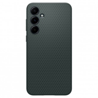Žalias originalios tekstūros dėklas "Spigen Liquid Air" telefonui Samsung Galaxy A55 5G