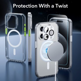 Rinkinys "ESR Classic Pro Set HaloLock Magsafe" telefonui iPhone 15 Pro Max