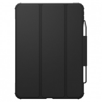 Juodas atverčiamas išskirtinio dizaino dėklas "Spigen Ultra Hybrid Pro" planšetei Apple iPad Pro 11 5 / 2024