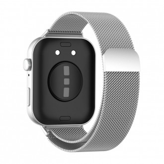 Sidabro spalvos apyrankė "Tech-Protect Milaneseband" laikrodžiui Huawei Watch Fit 3