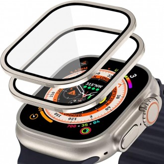 Apsauginis stikliukas "Hofi Glass Ring" (2vnt.) laikrodžiui Apple Watch Ultra 1 / 2 (49 MM)