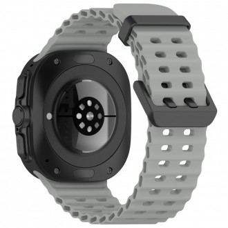 Pilkos spalvos apyrankė "Tech-Protect Iconband Pro" laikrodžiui Samsung Galaxy Watch Ultra (47 MM) 