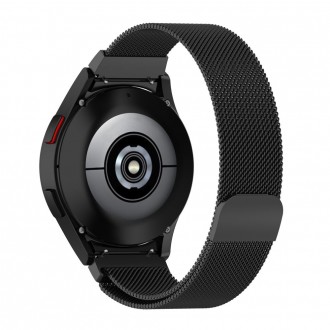 Juodos spalvos apyrankė "Tech-Protect Milaneseband" laikrodžiui Samsung Galaxy Watch 4 / 5 / 5 PRO / 6 / 7 / FE