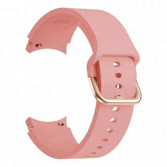 Rožinės spalvos apyrankė "Tech-Protect Silicone" laikrodžiui Samsung Galaxy Watch 4 / 5 / 5 PRO / 6 / 7 / FE