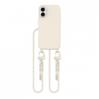 Late spalvos dėklas su dirželiu "Tech-Protect MagNecklace MagSafe" telefonui Apple iPhone 16