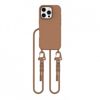 Rudas dėklas su dirželiu "Tech-Protect MagNecklace MagSafe" telefonui Apple iPhone 16 Pro 