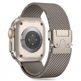 Titano spalvos "Tech-Protect Milano" laikrodžiui Apple Watch 6 / 7 / 8 / 9 / 10 / SE / ULTRA 1 / 2 (44 / 45 / 46 / 49 MM)