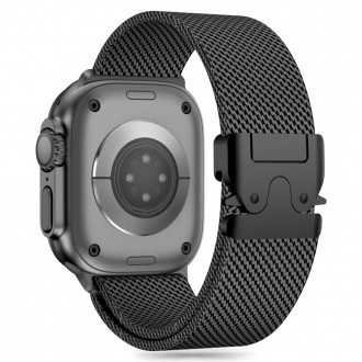 Juodos spalvos "Tech-Protect Milano" laikrodžiui Apple Watch 6 / 7 / 8 / 9 / 10 / SE / ULTRA 1 / 2 (44 / 45 / 46 / 49 MM)