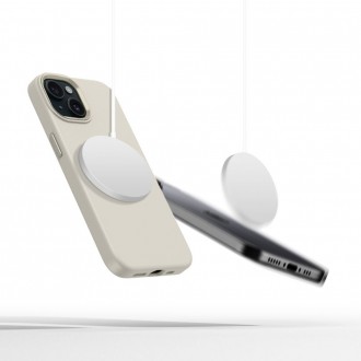 Late spalvos dėklas "Tech-Protect Silicone Pure Magsafe" telefonui Apple iPhone 15 
