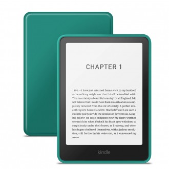 Žalias atverčiamas dėklas ''Tech-Protect Smartcase'' planšetei Kindle Paperwhite VI / 6 / Colorsoft Signature Edition 