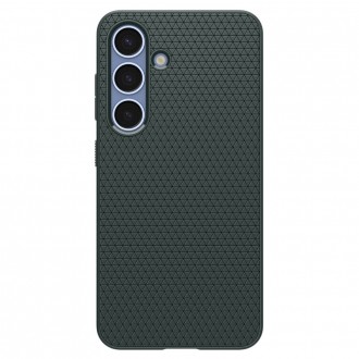 Žalias originalios tekstūros dėklas "Spigen Liquid Air" telefonui Samsung Galaxy S25