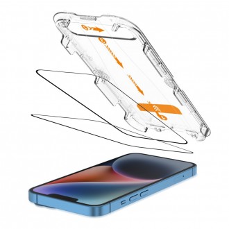 Grūdintas stiklas "Tech-Protect Quick Set + 2vnt" telefonui Apple iPhone 13 / 13 Pro / 14 / 16E