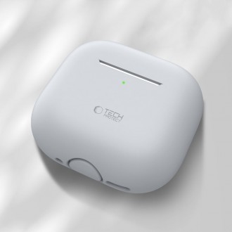 Pilkas ausinių dėklas "Tech-Protect Silicone" skirtas Apple Airpods 4