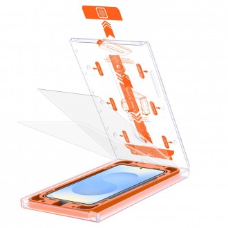 Apsauginis stikliukas (2vnt.) su montavymo rėmeliu "Tech-Protect Quick Set+" telefonui Samsung Galaxy S25 