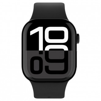 Juoda apyrankė "Spigen Nano POP" laikrodžiui Apple Watch 6 / 7 / 8 / 9 / 10 / SE (40 / 41 / 42 MM) 