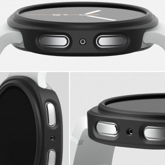 Dėklai "Ringke Slim" (2vnt) juodas/skaidrus laikrodžiui Samsung Galaxy Watch 8 (40 MM) 