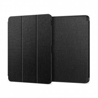 Juodas atverčiamas dėklas "Tech-Protect SC Pen Canvas" planšetei Apple iPad 10.9” 10 / 2022 / 11” 11 / 2025